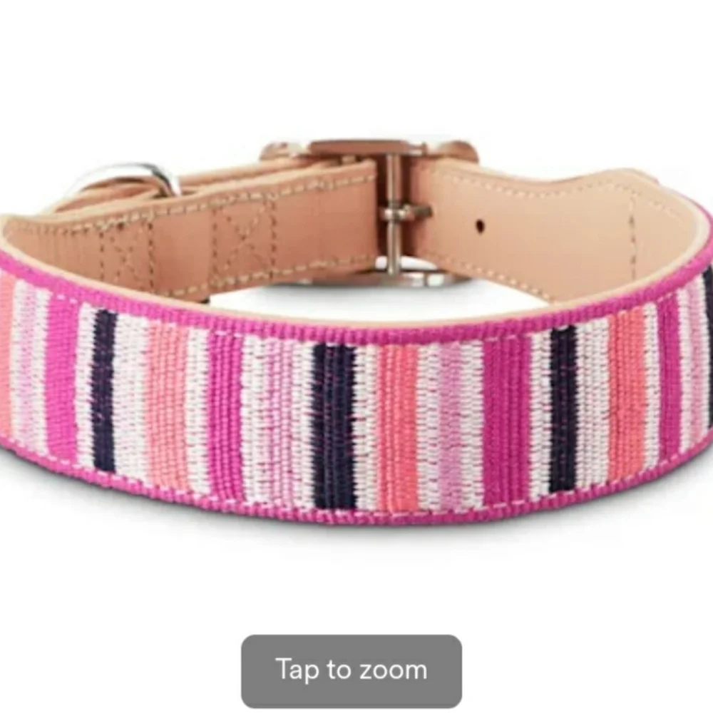 Bond & Co. Sorbet Striped Dog Collar-Small